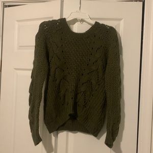 Hunter Green- knitted sweater